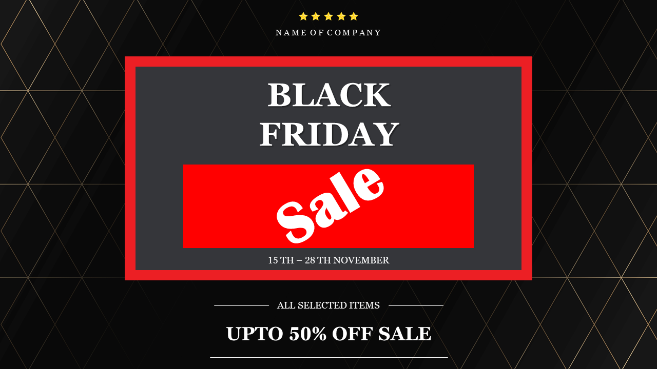 Black Friday Sale Template